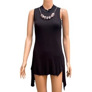 Anthropologie Black Mini Dress